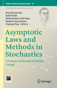 صورة الغلاف: Asymptotic Laws and Methods in Stochastics 9781493930753