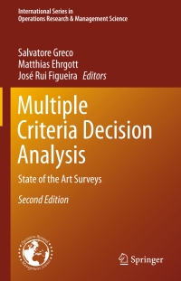 Imagen de portada: Multiple Criteria Decision Analysis 2nd edition 9781493930937