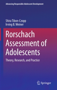 Cover image: Rorschach Assessment of Adolescents 9781493931507