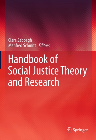 Cover image: Handbook of Social Justice Theory and Research 9781493932153