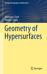 Cover image: Geometry of Hypersurfaces 9781493932450