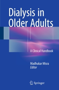 Titelbild: Dialysis in Older Adults 9781493933181