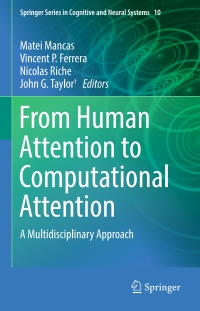 Cover image: From Human Attention to Computational Attention 9781493934331