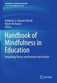 Imagen de portada: Handbook of Mindfulness in Education 9781493935048