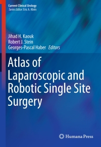 Cover image: Atlas of Laparoscopic and Robotic Single Site Surgery 9781493935734