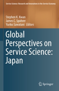 Cover image: Global Perspectives on Service Science: Japan 9781493935925