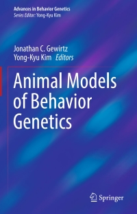 Cover image: Animal Models of Behavior Genetics 9781493937752