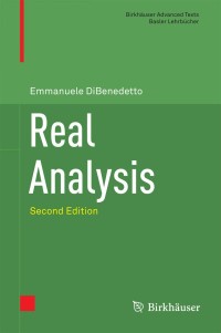 Cover image: Real Analysis 2nd edition 9781493940035
