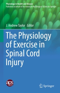 Cover image: The Physiology of Exercise in Spinal Cord Injury 9781493966622