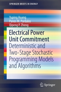 Cover image: Electrical Power Unit Commitment 9781493967667