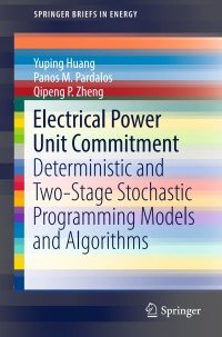 Titelbild: Electrical Power Unit Commitment 9781493967667