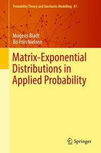 Cover image: Matrix-Exponential Distributions in Applied Probability 9781493970476