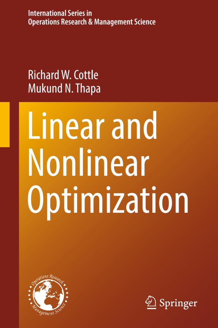 Cover image: Linear and Nonlinear Optimization