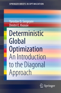 Titelbild: Deterministic Global Optimization 9781493971978