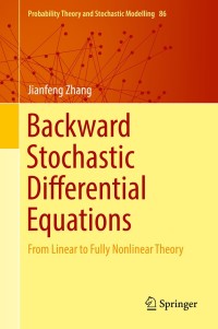 Cover image: Backward Stochastic Differential Equations 9781493972548