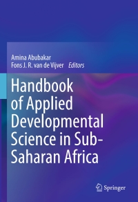 Imagen de portada: Handbook of Applied Developmental Science in Sub-Saharan Africa 9781493973262