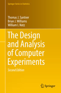 Imagen de portada: The Design and Analysis of Computer Experiments 2nd edition 9781493988457