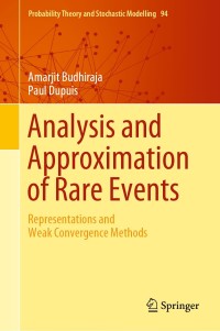 Imagen de portada: Analysis and Approximation of Rare Events 9781493995776