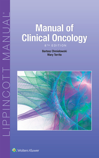 Cover image: Manual of Clinical Oncology 8th edition 9781496349576