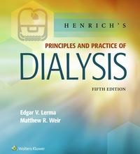 Cover image: Henrich's Principles and Practice of Dialysis 5th edition 9781496318206