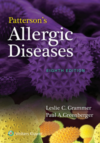 Cover image: Patterson's Allergic Diseases 8th edition 9781496360298