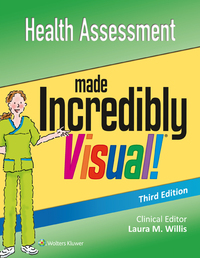 Imagen de portada: Health Assessment Made Incredibly Visual! 3rd edition 9781496325143