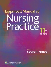 Imagen de portada: Lippincott Manual of Nursing Practice 11th edition 9781496379948