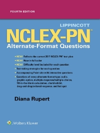 Imagen de portada: Lippincott NCLEX-PN Alternate-Format Questions 4th edition 9781496370037