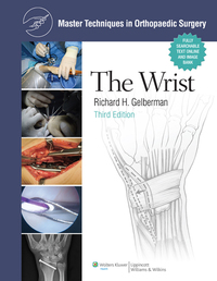 Imagen de portada: Master Techniques in Orthopaedic Surgery: The Wrist 3rd edition 9780781783392