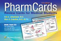 Cover image: PharmCards 5th edition 9781496384287