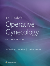 Cover image: Te Linde's Operative Gynecology 12th edition 9781496386441