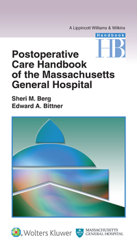 Cover image: Postoperative Care Handbook of the Massachusetts General Hospital 9781496301048