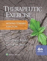Cover image: Therapeutic Exercise 4th edition 9781496302342