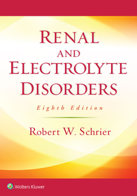 Cover image: Renal and Electrolyte Disorders 8th edition 9781496340245