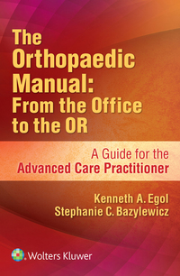 Cover image: The Orthopaedic Manual: From the Office to the OR 9781496344571