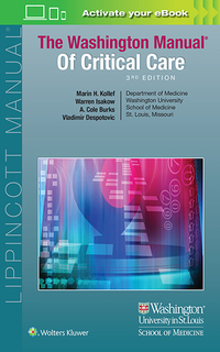 Imagen de portada: The Washington Manual of Critical Care 3rd edition 9781496328519