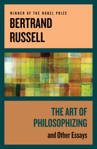 Cover image: The Art of Philosophizing 9781497675698
