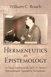 Cover image: Hermeneutics as Epistemology 9781498222778