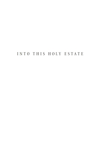 Cover image: Into This Holy Estate 9781498224017