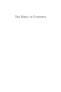 Imagen de portada: The Bible in Ethiopia 9781610977357
