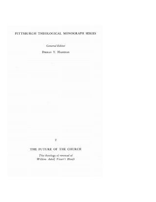 Imagen de portada: The Future of the Church 9780915138012