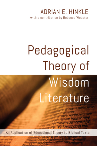 Cover image: Pedagogical Theory of Wisdom Literature 9781498228640