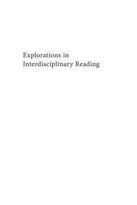 表紙画像: Explorations in Interdisciplinary Reading 9781498229661