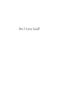 Imagen de portada: Do I Love God? 9781532619205