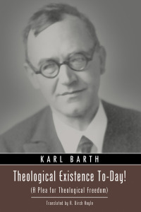 Cover image: Theological Existence To-Day! 9781610975728