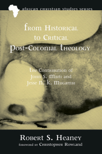 Imagen de portada: From Historical to Critical Post-Colonial Theology 9781625647818