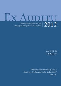 Cover image: Ex Auditu - Volume 28 9781620326091