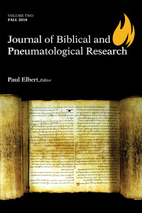 Cover image: Journal of Biblical and Pneumatological Research 9781608999033