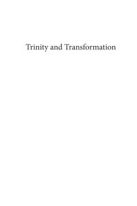 Imagen de portada: Trinity and Transformation 9781498289375