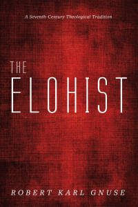 Cover image: The Elohist 9781498295413